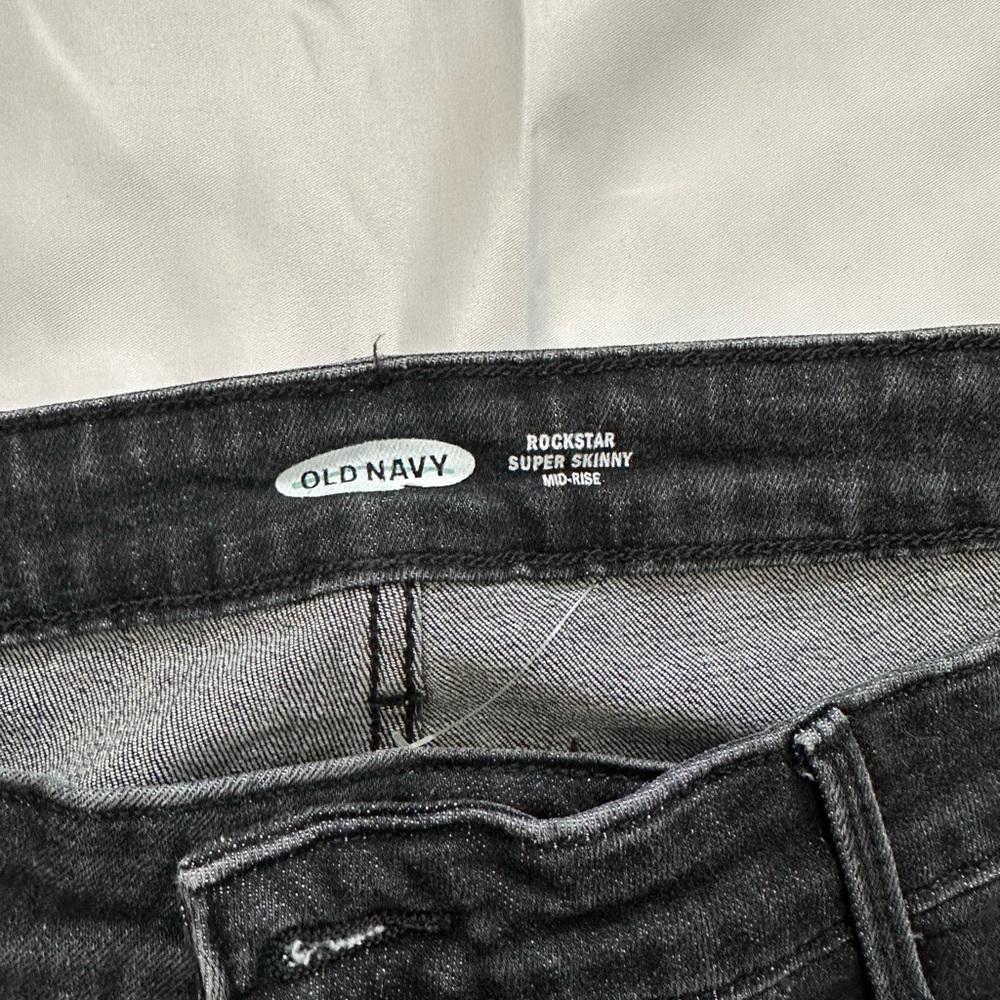 Old Navy Men's Black Rockstar Super Skinny Jeans